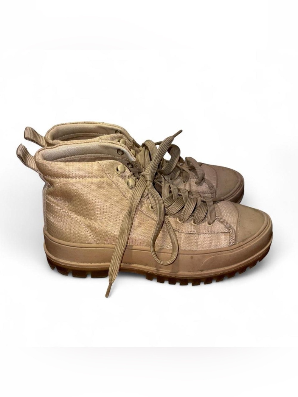 Greats Tan Lace-Up Women's Boots